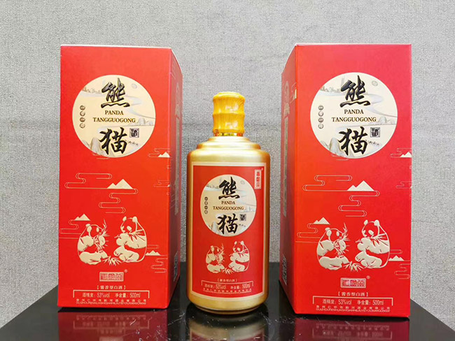 唐国公喜庆版熊猫酒30酱香型白酒【53°500ml】现火爆招商中-贵州省